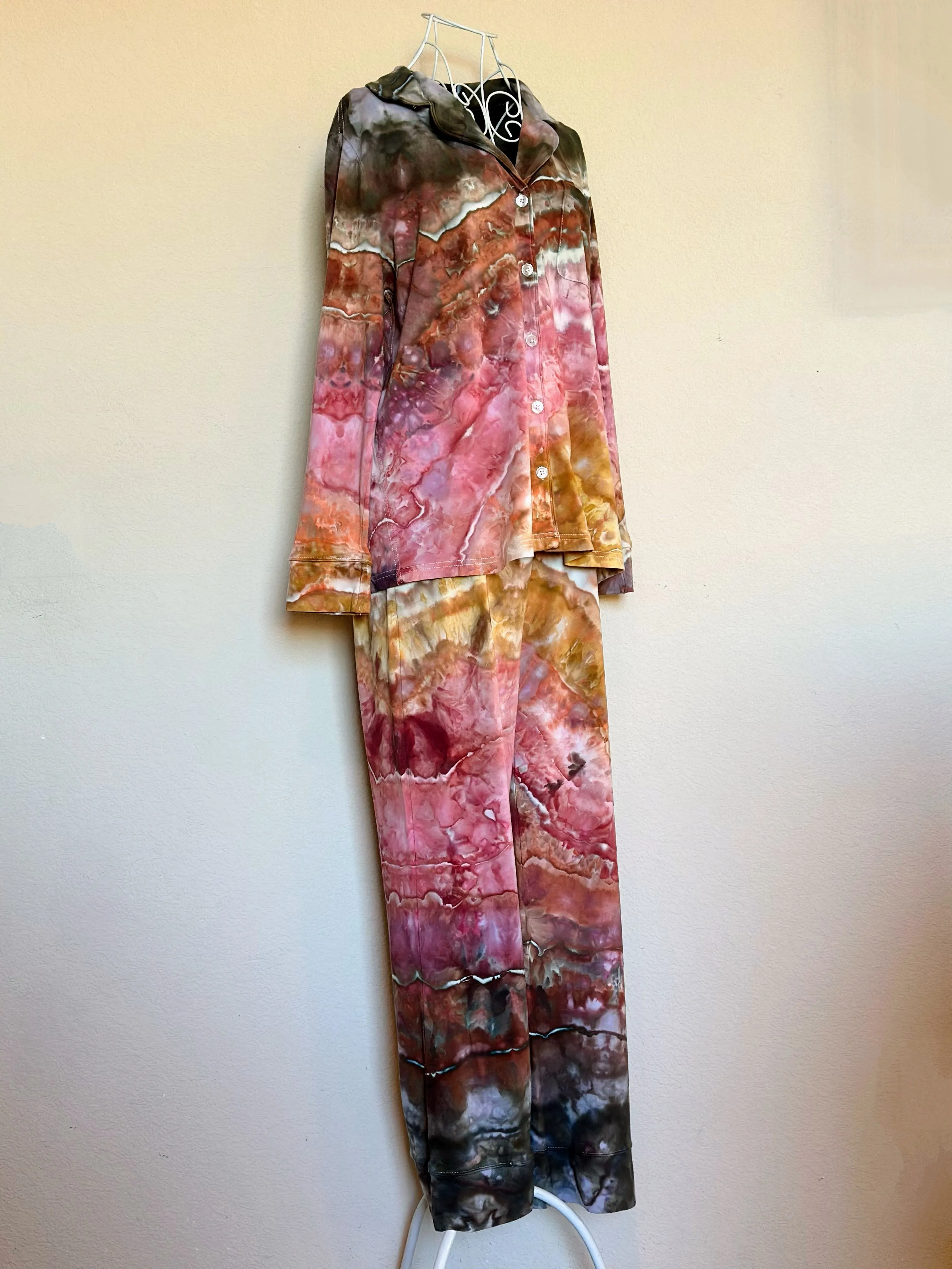 Women’s Medium Geode Pajama Set in ‘Pinot Sage’