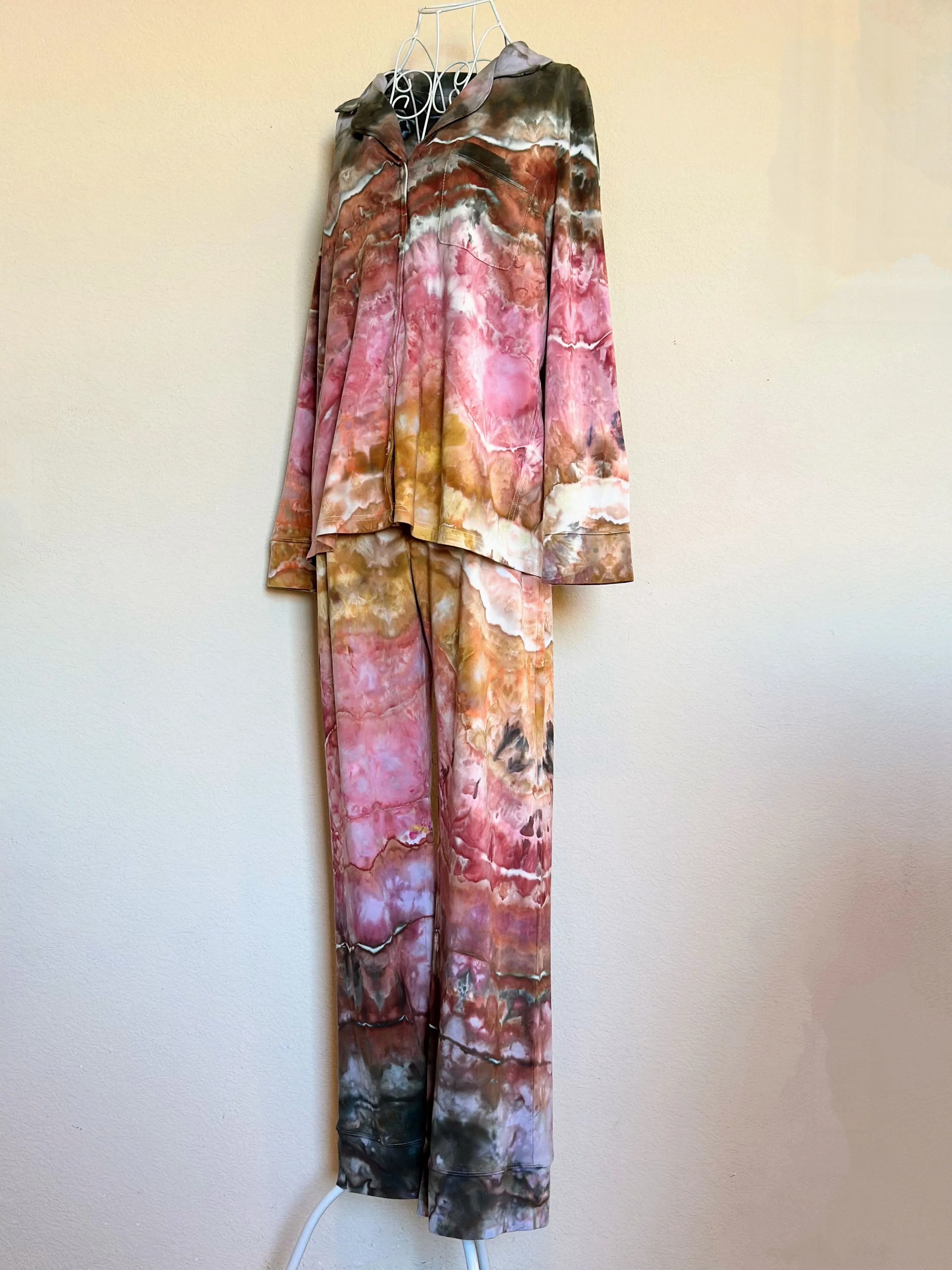 Women’s Medium Geode Pajama Set in ‘Pinot Sage’